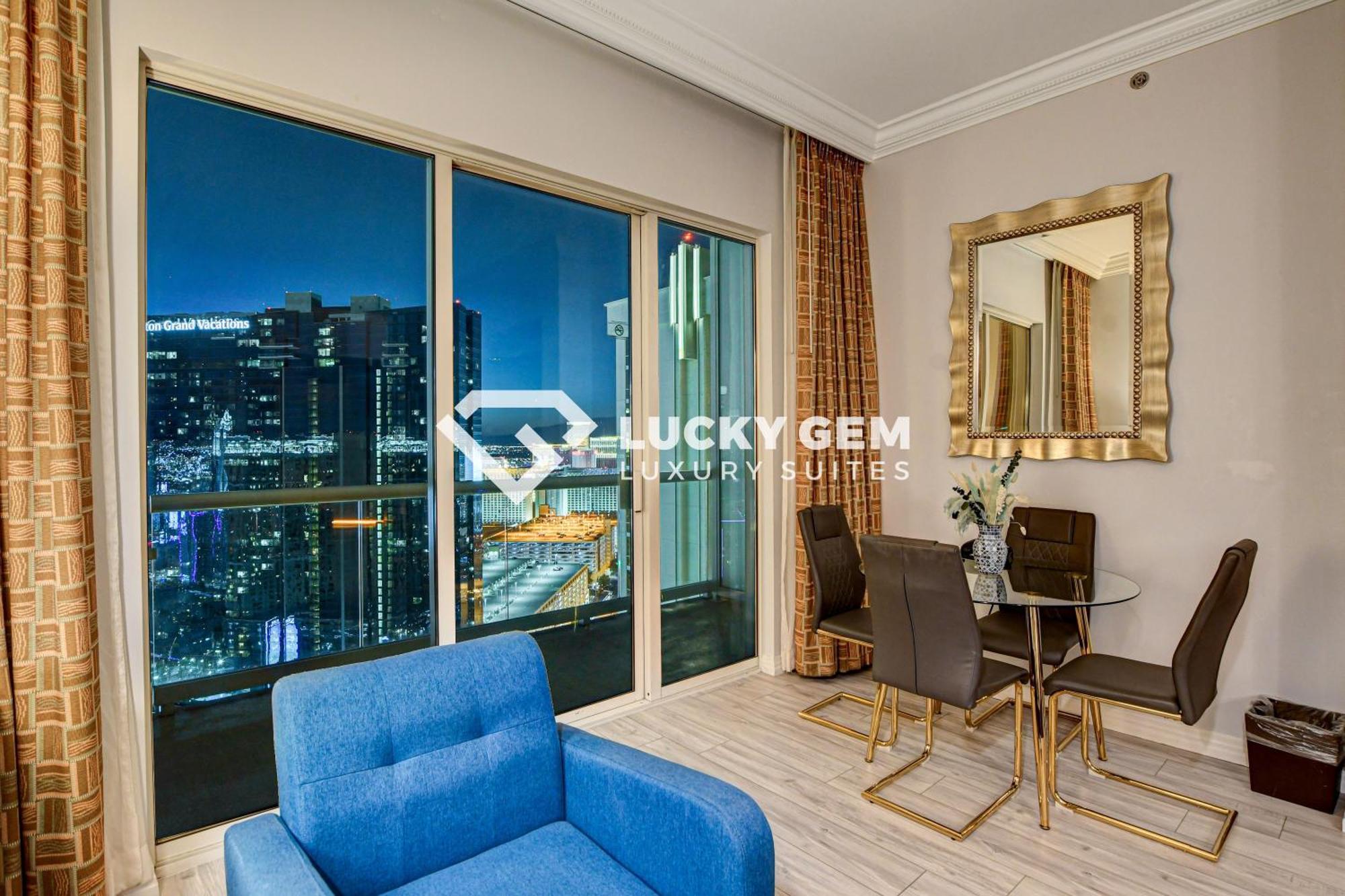 Lucky Gem Penthouse & Luxury Suites At Signature Resort, Balcony Strip View 3505 Las Vegas Eksteriør billede